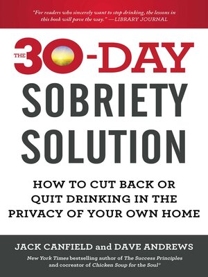 cover image of The 30-Day Sobriety Solution